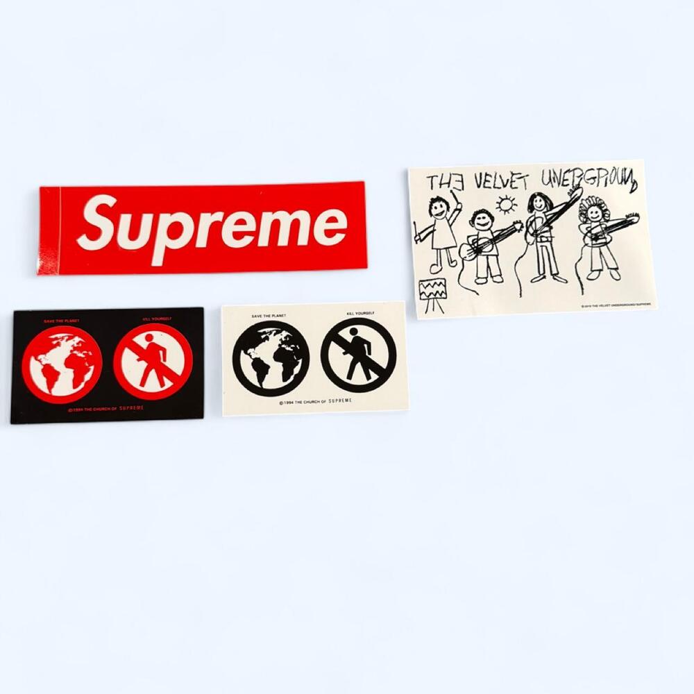 Supreme Sticker Lot – 4 Stickers
